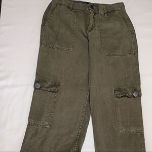 Zara Women's OGreen Casual Pants – Size L – Used, Good Condition